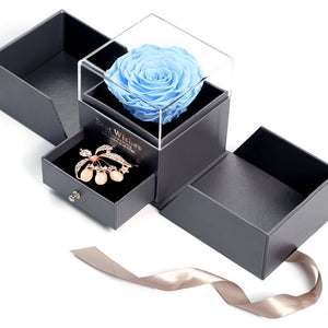 Open image in slideshow, Blue Rose Box
