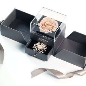 Open image in slideshow, Beige Rose Box
