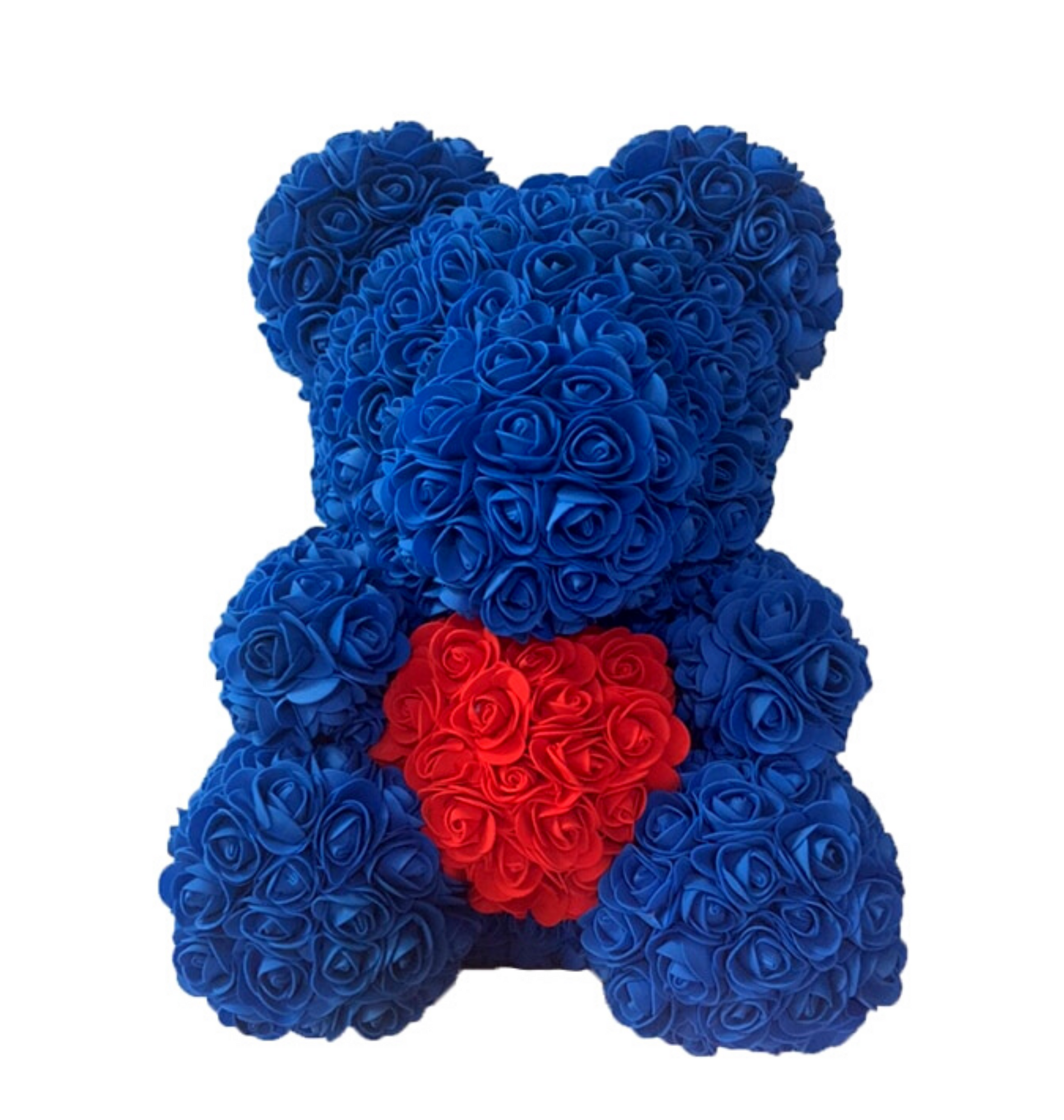 Navy blue teddy deals bear