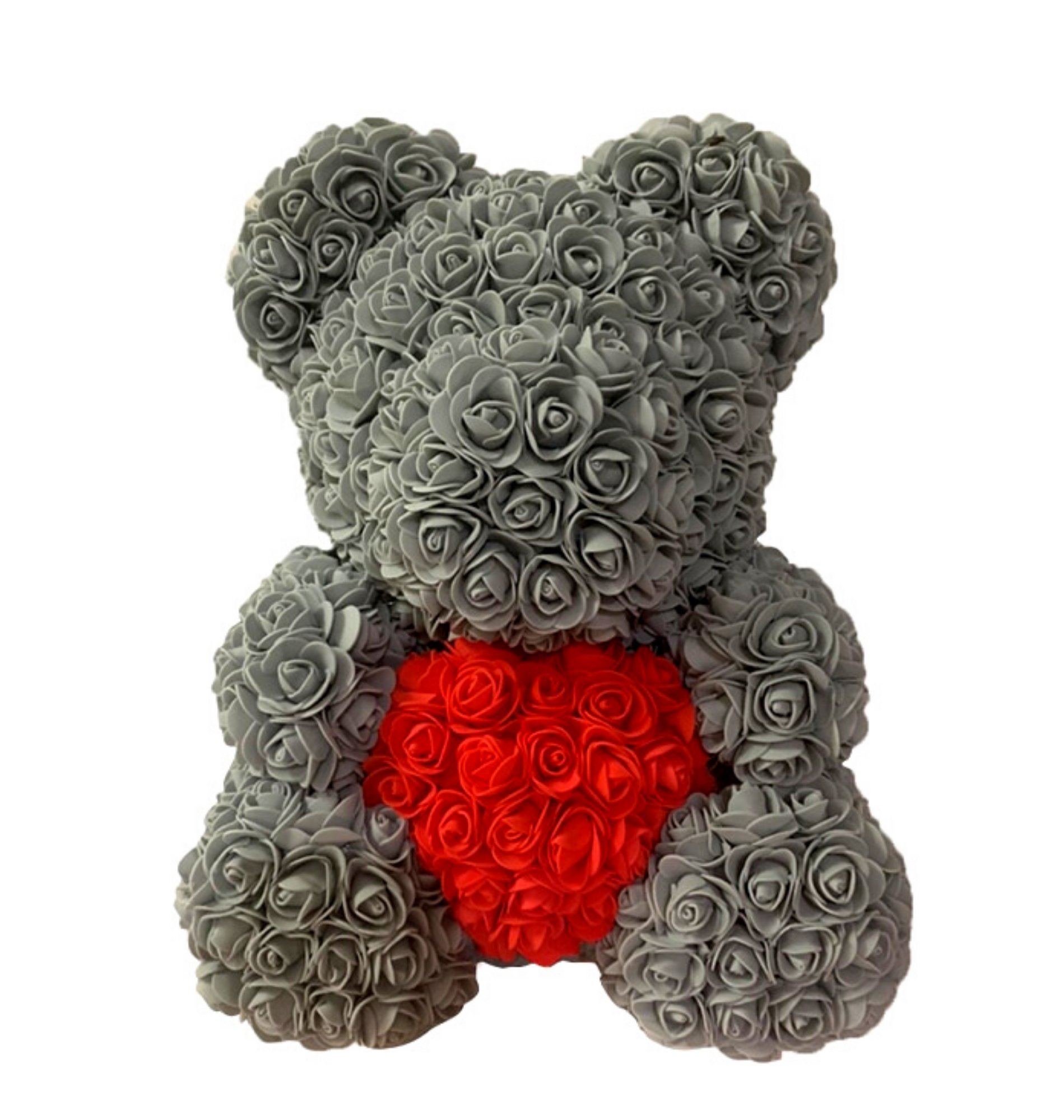 Gray rose bear deals