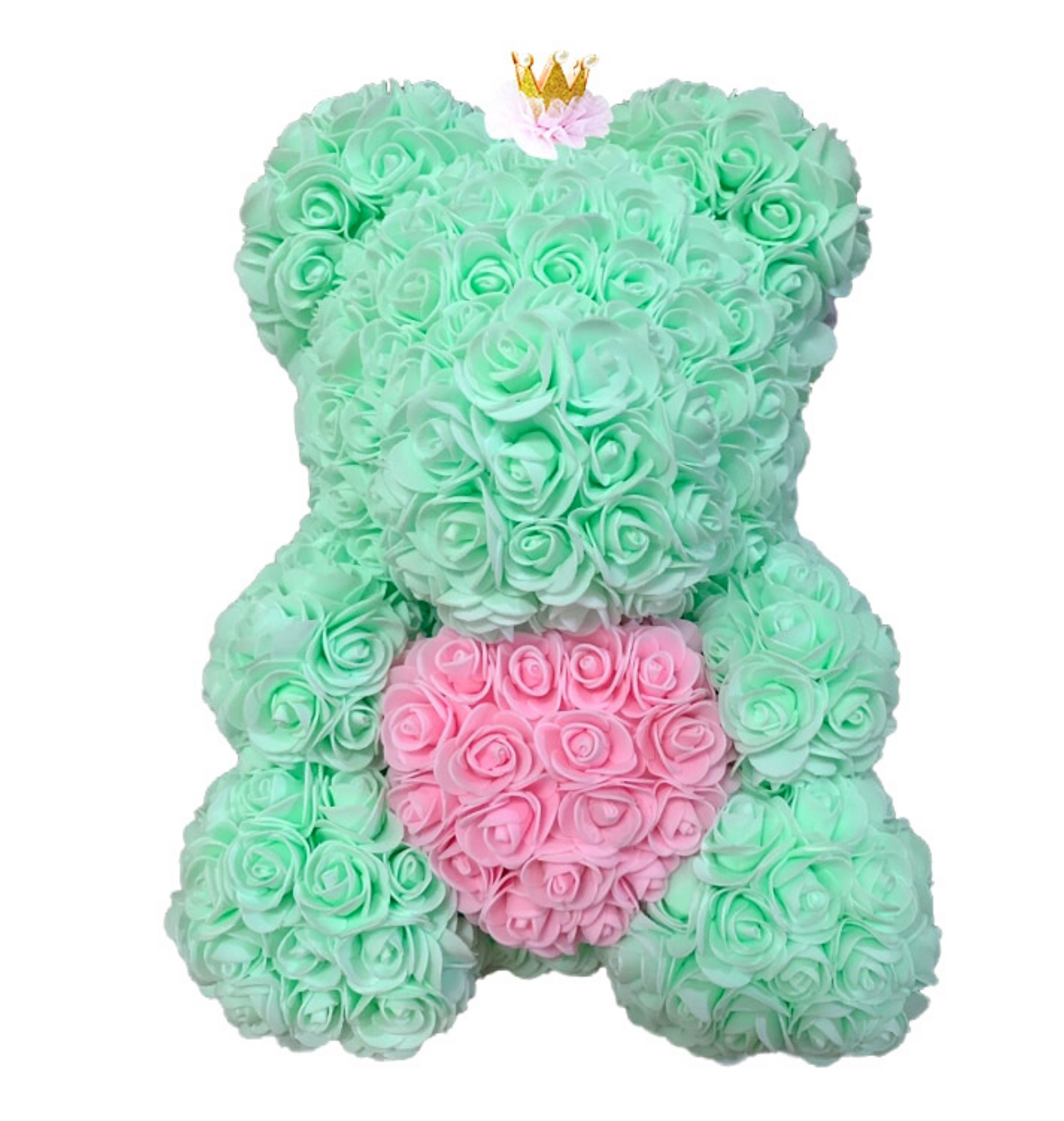 Mint green teddy bear deals